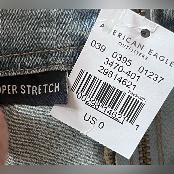 AMERICAN EAGLE Super Stretch Denim Overall Dress - Picture 10 of 11